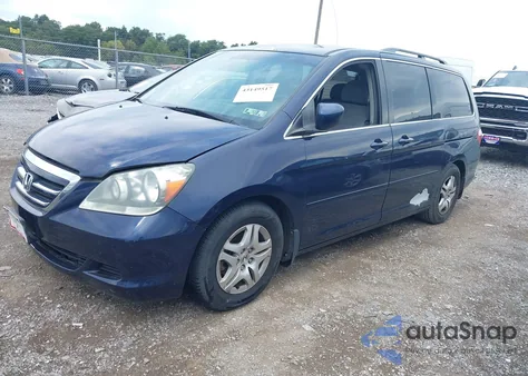 2006 Honda Odyssey Ex z USA, uszkodzony, nr VIN 5FNRL38486B090533